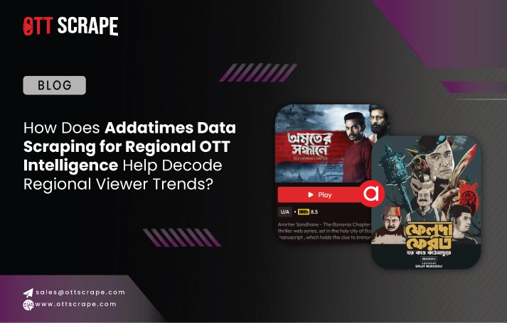 How Does Addatimes Data Scraping for Regional OTT Intelligence Help Decode Regional Viewer Trends?