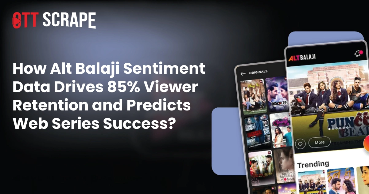 How Alt Balaji Sentiment Data Drives 85% Viewer Retention and Predicts Web Series Success?