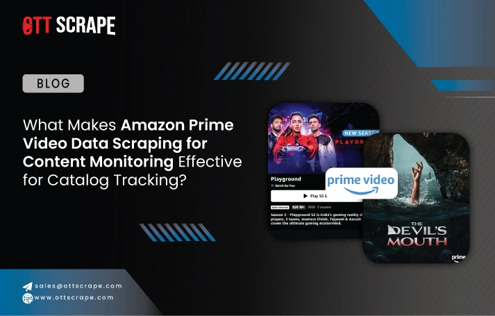 Amazon Prime Video Data Scraping for Content Monitoring