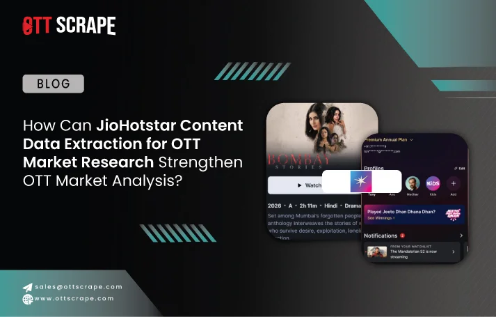 JioHotstar Content Data Extraction for OTT Market Research
