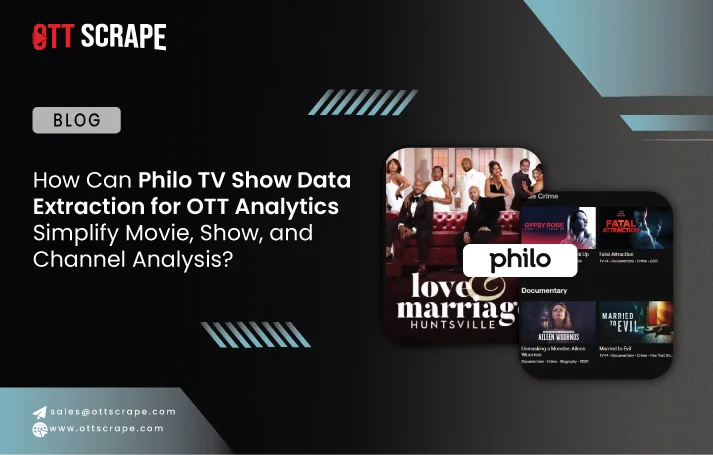 Philo TV Show Data Extraction for OTT Analytics
