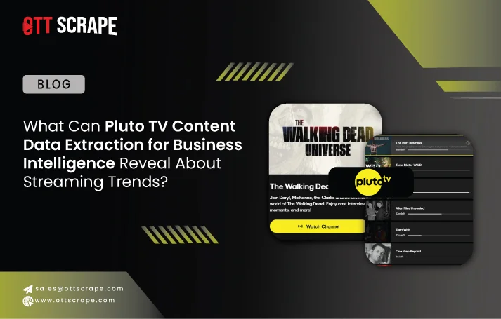 Pluto TV Content Data Extraction for Business Intelligence