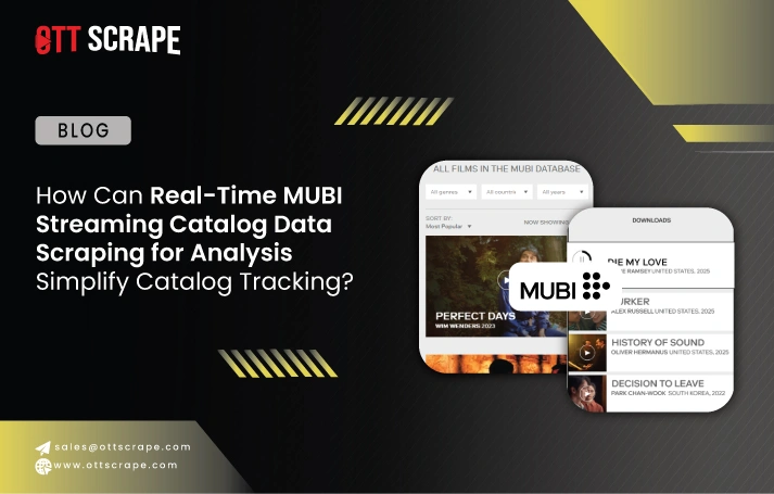 Real-Time MUBI Streaming Catalog Data Scraping for Analysis