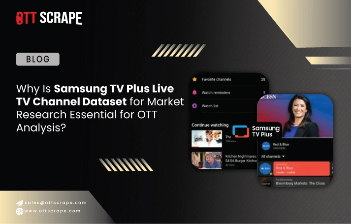Why Is Samsung TV Plus Live TV Channel Dataset for Market Research Essential for OTT Analysis?