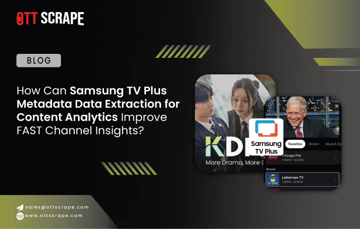 Samsung TV Plus Metadata Data Extraction for Content Analytics