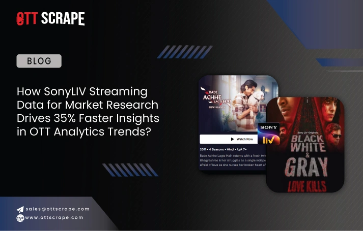 How SonyLIV Streaming Data for Market Research Drives 35% Faster Insights in OTT Analytics Trends?
