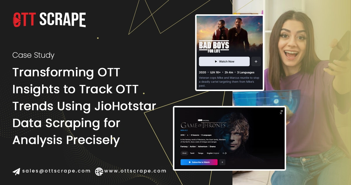 Track OTT Trends Using JioHotstar Data Scraping for Analysis