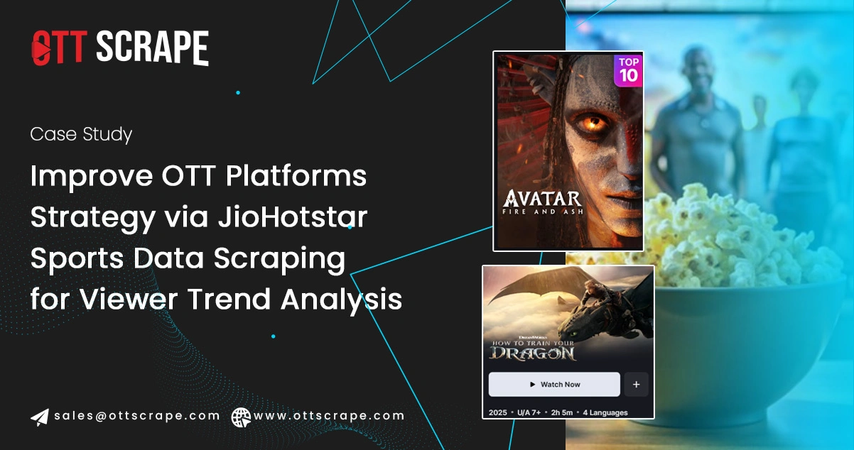 Improve OTT Platforms Strategy via JioHotstar Sports Data Scraping for Viewer Trend Analysis