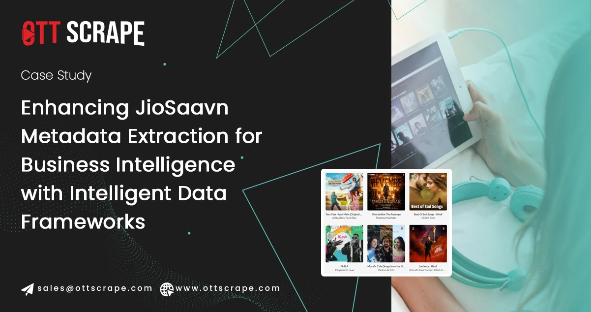 Enhancing JioSaavn Metadata Extraction for Business Intelligence with Intelligent Data Frameworks