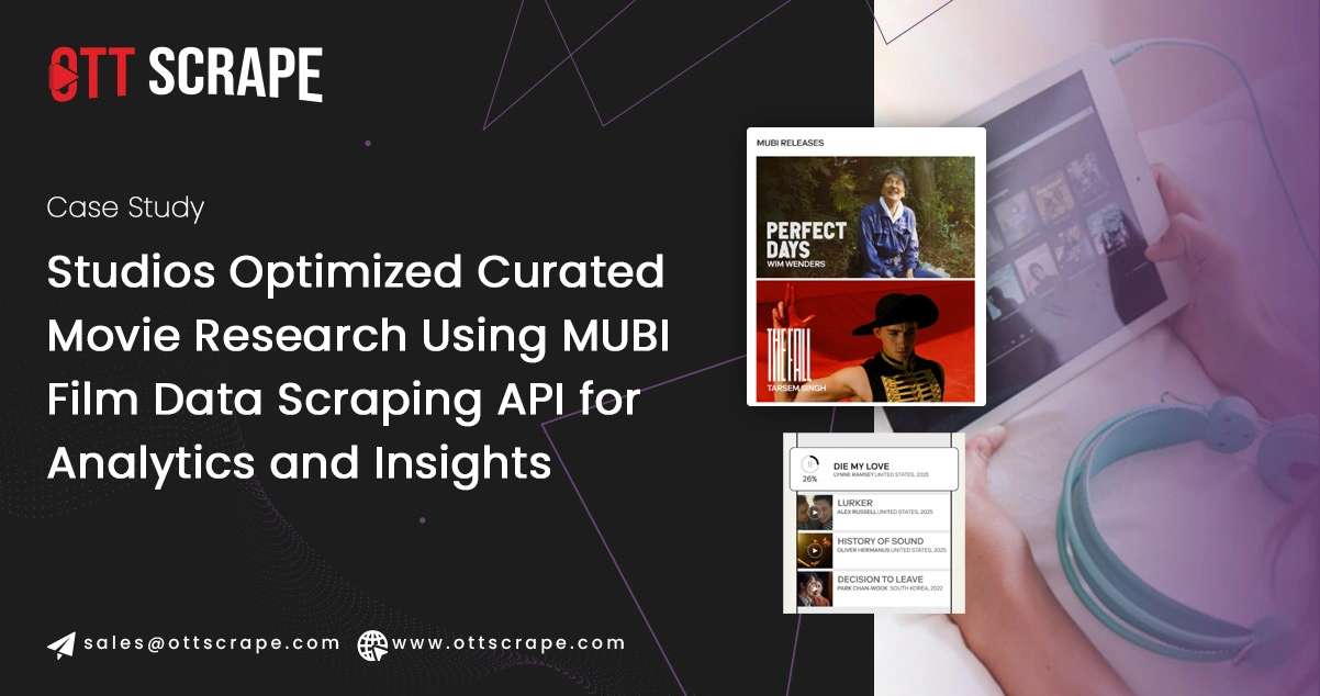 Studios Optimized Curated Movie Research Using MUBI Film Data Scraping API for Analytics and Insights