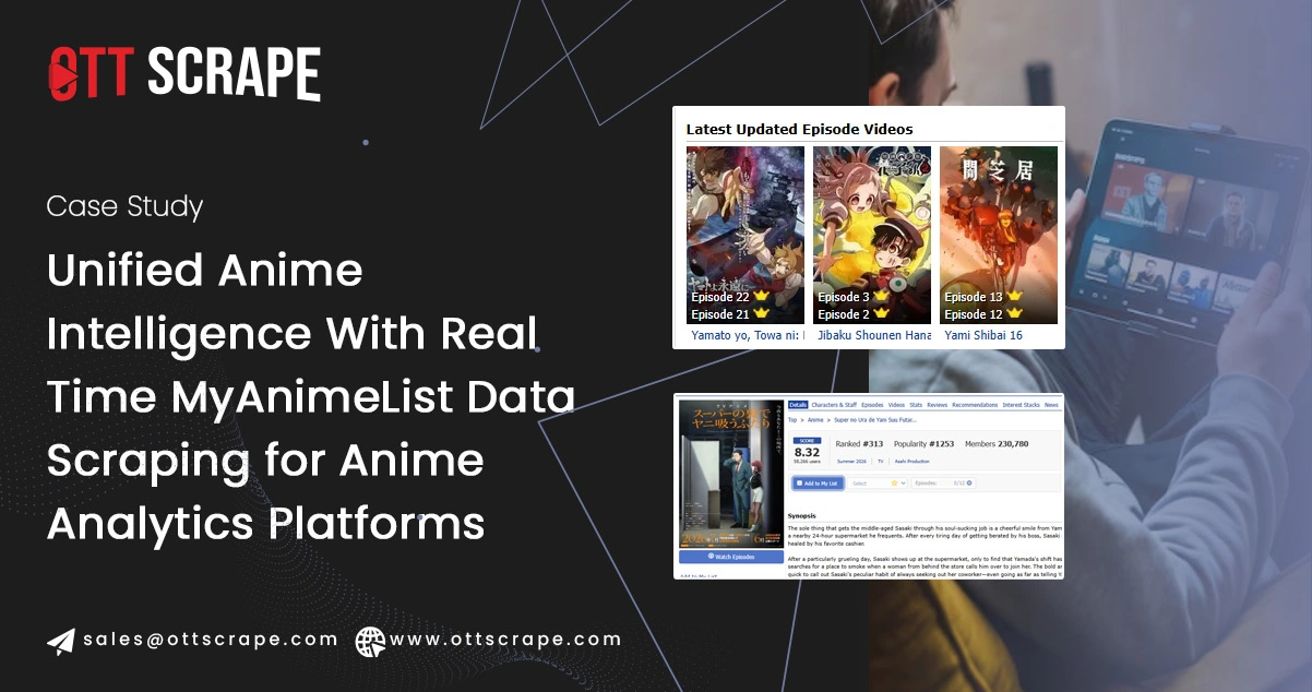 Real Time MyAnimeList Data Scraping for Anime Analytics