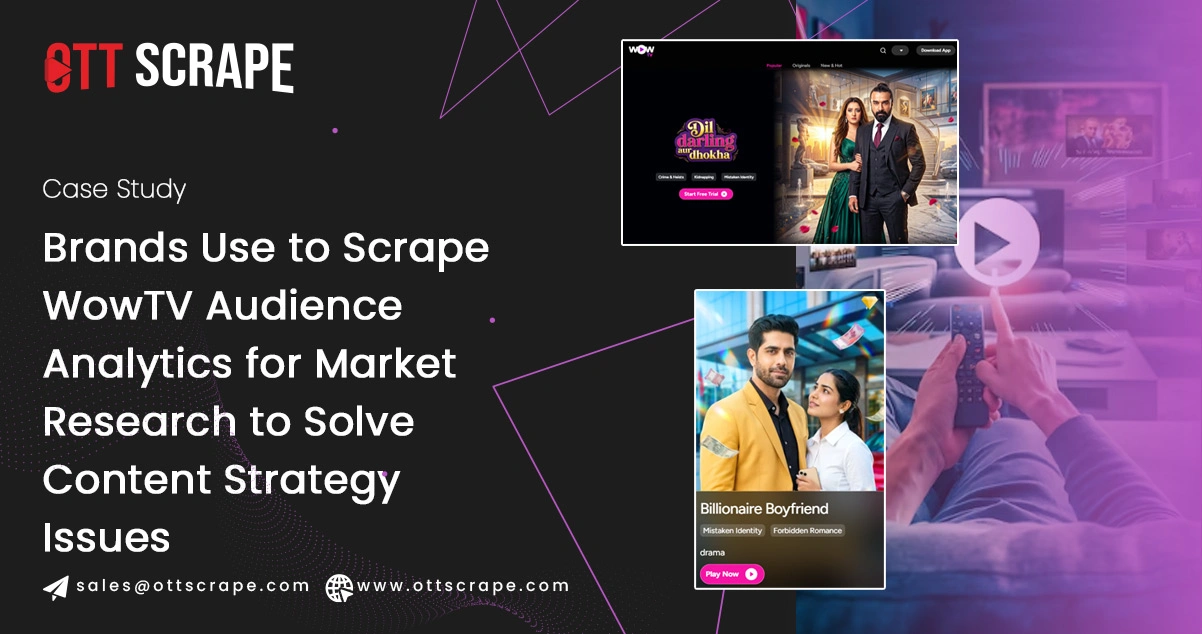 Brands Use to Scrape WowTV Audience Analytics for Market Research to Solve Content Strategy Issues