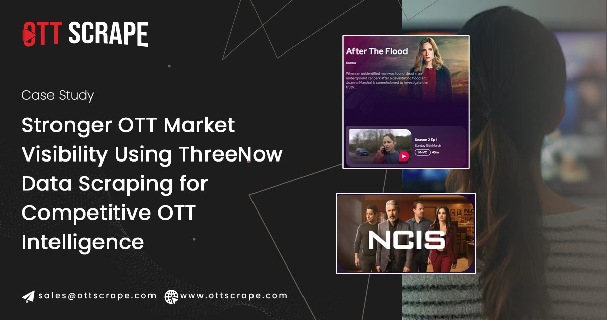Stronger OTT Market Visibility Using ThreeNow Data Scraping for Competitive OTT Intelligence
