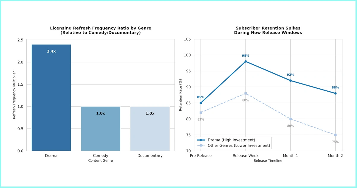 Content Licensing and Genre Investment Patterns