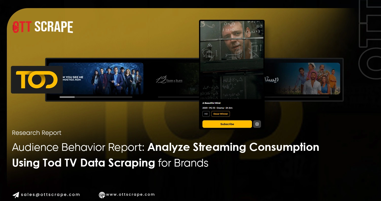 Analyze Streaming Consumption Using TOD TV Data Scraping
