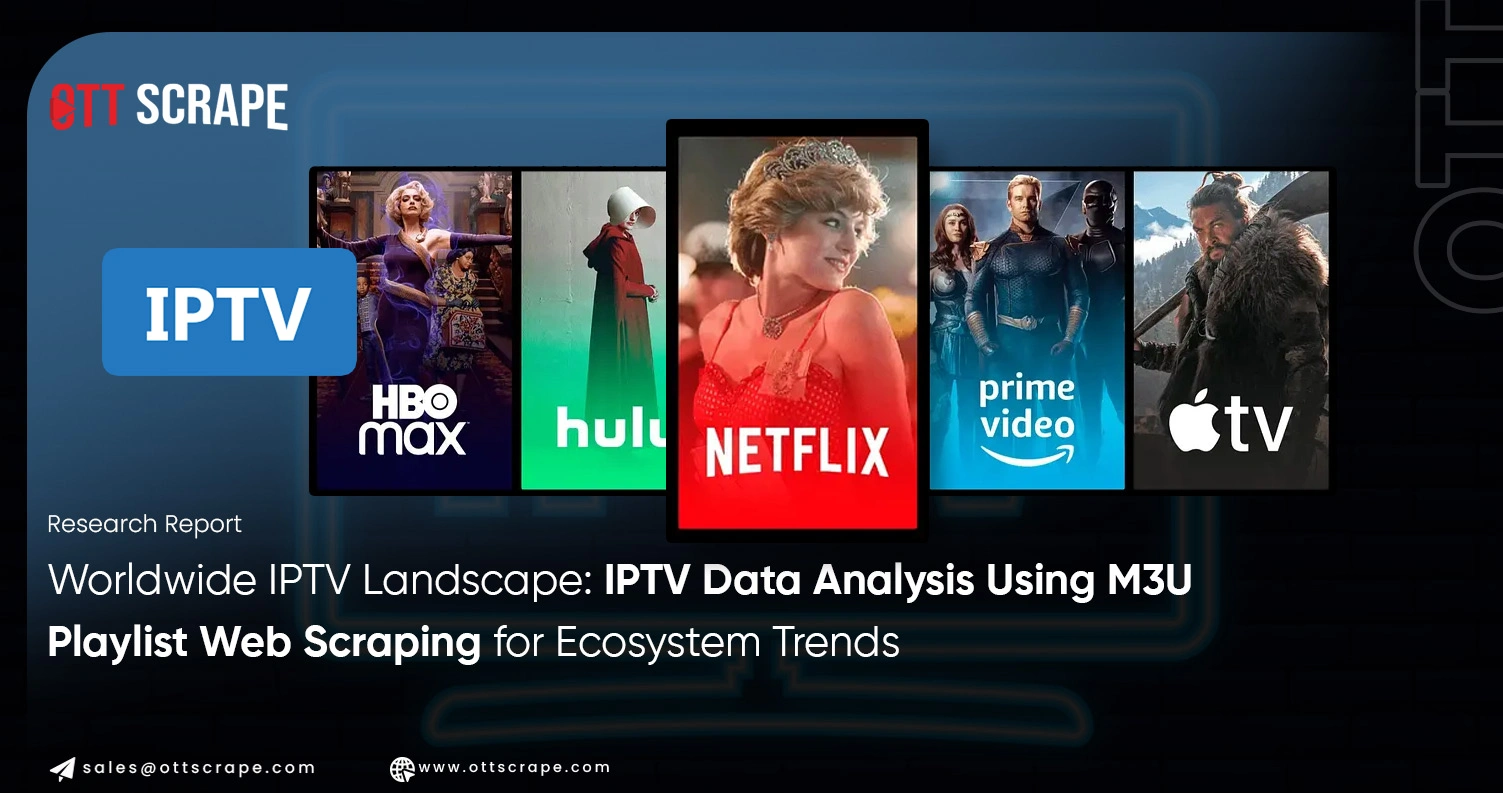 Worldwide IPTV Landscape: IPTV Data Analysis Using M3U Playlist Web Scraping for Ecosystem Trends
