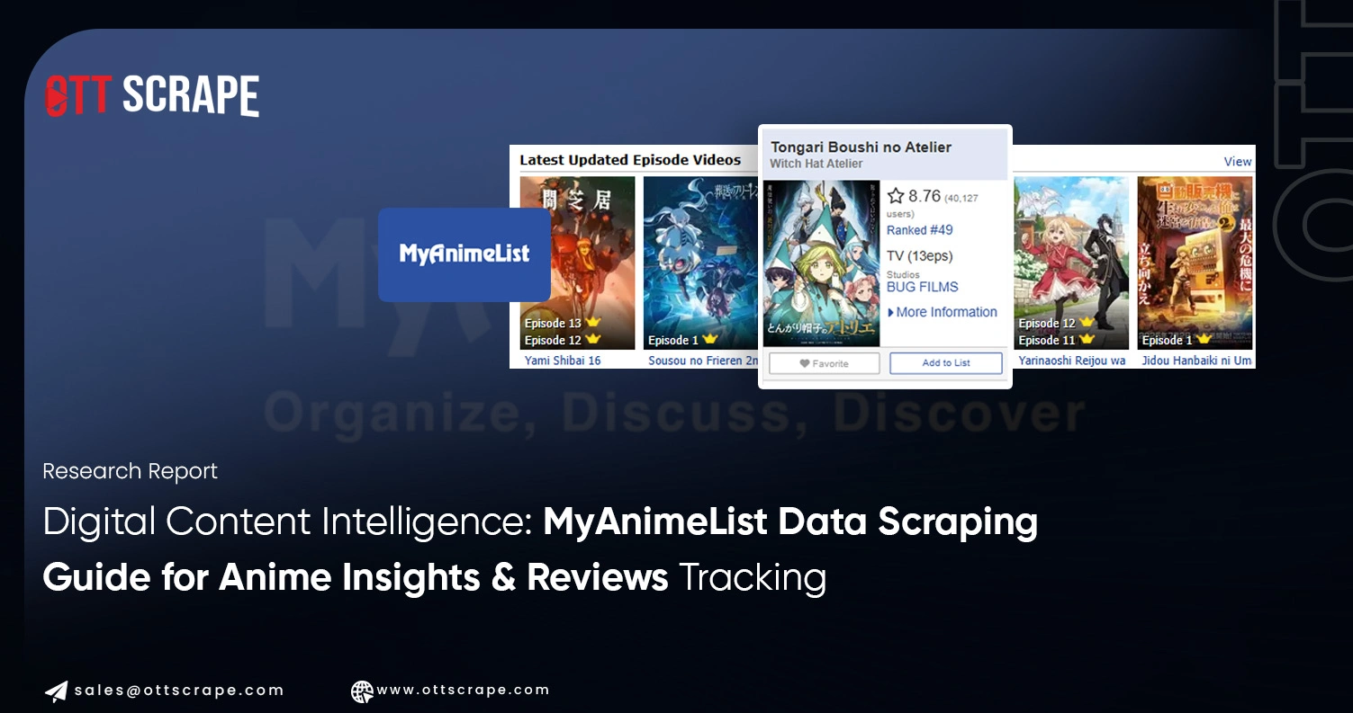 Digital Content Intelligence: MyAnimeList Data Scraping Guide for Anime Insights & Reviews Tracking