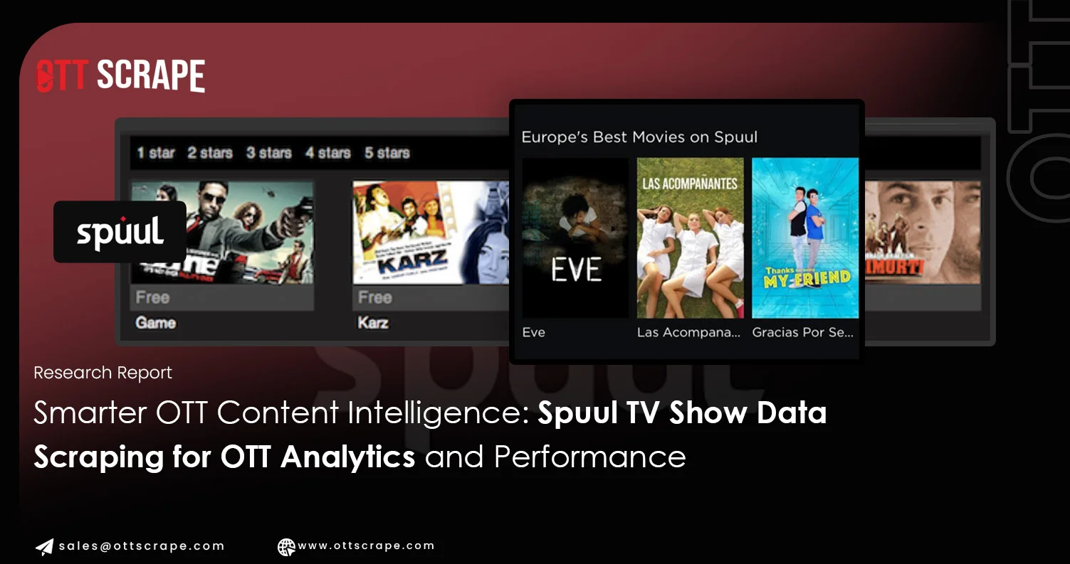 Spuul TV Show Data Scraping for OTT Analytics