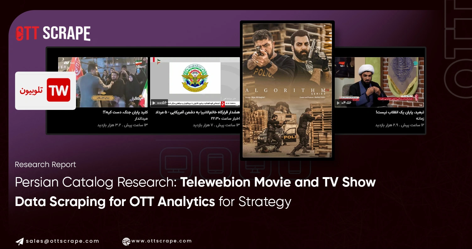 Persian Catalog Research: Telewebion Movie and TV Show Data Scraping for OTT Analytics for Strategy